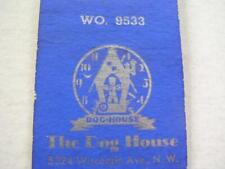 1940's The Dog House 5324 Wisconsin Ave N W Washington DC Matchcover picture