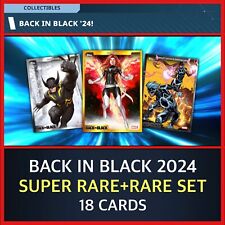 BACK IN BLACK 24-SR+RARE 18 CARD SET-TOPPS MARVEL COLLECT picture