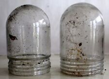 Vintage Pre-1930's Industrial Light Bulb Cover Lot LOOK picture