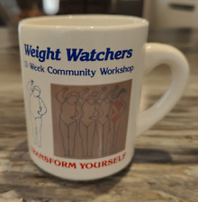 Vintage Weight Watchers Novelty Coffee Mug Transform Yourself picture