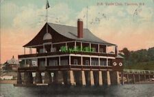 Postcard FR Yacht Club Tiverton RI Rhode Island picture