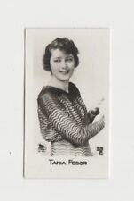 Tania Fedor 1933 Bridgewater Film Stars Small Trading Card - Series 2 #33 picture