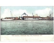 c1905 Old Ironsides Portsmouth Navy Yard New Hampshire NH Undivided Postcard picture
