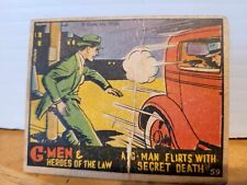 TOPPS 1936 G-MEN HEROES OF THE LAW #59 TRADING CARD picture