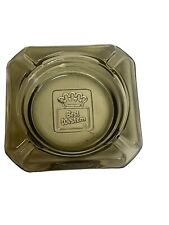 Vintage Best Western Glass Ashtray Square Embossed Logo picture
