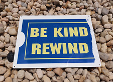 Be Kind Rewind Blockbuster Video Classic Metal Sign 9x12 inches New 50009 picture