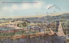 Scenes of the Bad Lands from the castles South Dakota  postcard posted 1909 post picture