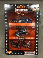 Maisto 1:18 Scale Die Cast HARLEY DAVIDSON Box Set Of 5 New 2003 picture