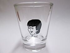 THE BEATLES PAUL McCARTNEY CARTOON IMAGE SHOT GLASS picture
