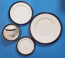 CLOSEOUT Lenox Fine China Federal Cobalt 5 Piece Place Setting picture