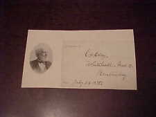 1875 Cassius Marcellus Clay Civil War Autographed Signed Cut Kentucky  picture