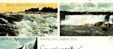 Potcard c.1905 Multi View Greeting from Niagra Fall N.Y picture