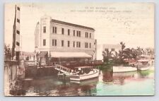 c1930s Del Rio Apartment Building Flagler Street River Miami Florida FL Postcard picture