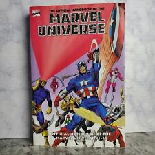 Marvel Essential Official Handbook Of The Marvel Universe Volume 1 Paperback OOP picture
