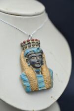 Amulet of Hathor Statue Goddess of Love Rare Ancient Egyptian Antique Rare BC picture