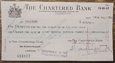 1970 - INDIA -THE CHARTERED  BANK - N°529/2635 -  £816,6 - PRE- OWNED  picture