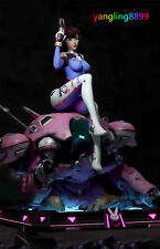 Overwatch 1/4 D.VA Mecha Girl Model Figure Resin Toy OW Collection W/ LED BASE picture