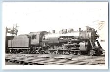 North Adams Massachusetts MA Postcard RPPC Photo Locomotive Train 3670 Vintage picture