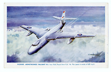 Vickers-Armstrong Valiant B.I. RollsRoyce R.A. Vintage Postcard picture