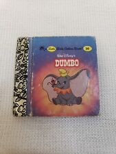 Disney's Dumbo Vintage Children's Mini Little Golden Book #30 picture