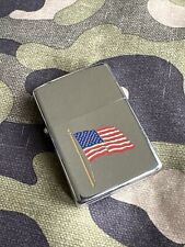 1973 Vintage Zippo Lighter - American Flag - Old Glory - America - Vince picture