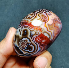 HOT102.5g Natural Polished Banded Agate Crystal Madagascar 38A76 picture