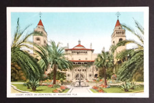 Ponce de Leon Hotel Court St Augustine Florida FL Curt Teich Postcard c1930s picture