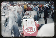 Sl64  Original slide 1960's Double Exposure # 53 Car Indy Car 867a picture