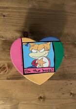 Vintage 90s Rugrats Keepsake Heart Box picture