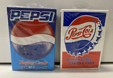 Two Decks Pepsi Cola Soda Soft Drink Playing Cards Cartamundi  SEALED picture