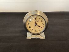 Big Ben Silver Battery Operated Alarm Clock Retro Vintage Tested Works picture