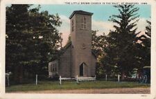  Postcard The Little Brown Church in Vale Bradford Iowa IA  picture