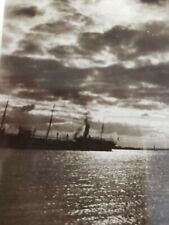 C 1905 Freighter Ship Daybreak Rotograph Co NY on Bromide Paper RPPC Postcard picture