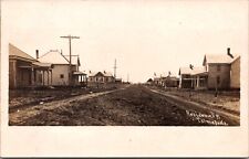 Real Photo Postcard Residence Street in Talmage, Kansas picture