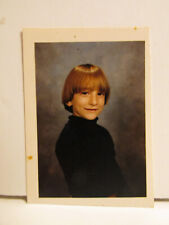 VINTAGE FOUND PHOTOGRAPH COLOR ART OLD PHOTO 1980S BLONDE GRADE SCHOOL BOY PIC picture