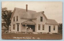 Postcard ME East Union Maine R.W. Pryson Residence RPPC Real Photo 1914 B41 picture