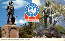 Minuteman statues Concord and Lexington Massachusetts~ Bicentennial~ 1975 picture