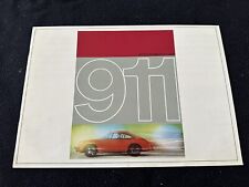 1965 1966 Porsche 911 Original 2nd Prestige Catalog English Sales Brochure picture