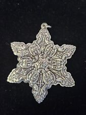 Vintage Towle Old Master Sterling Silver Snowflake Dated 1992 picture