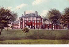 1912 OFFICIAL ANNIVERSARY SOUVENIR CARD, NORWICH, CT, W. W. BACKUS HOSPITAL picture
