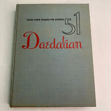 Daedalian 1951 Texas State College For Women TSCW Yearbook Classes Leaders Clubs picture