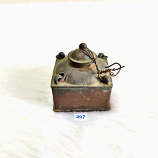 19c Vintage Ottoman Inkwell Inkpot Rich Patina Rare Office Collectibles 247 picture