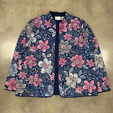 Vintage Unique Sashiko Boro Kimono Style Flower Jacket picture