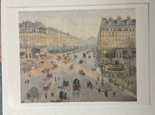 Camille Pissarro Avenue De L’Opera Paris 1898  - Vintage Chrome Postcard picture