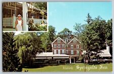 New York NY - Historical Springside Inn - Vintage Postcards - Unposted picture