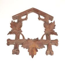 Cuckoo Clock Case Front Frame 13-3/8 inches Tall Antique - LW443 picture