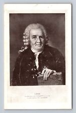 London-United Kingdom, Portrait Carl Linnaeus, British Museum Vintage Postcard picture