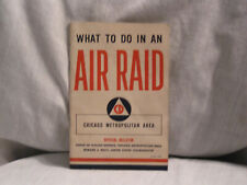 W W 2 AUGUST 1942 WHAT TO DO IN AN AIR RAID BOOKLET picture