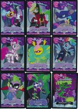 MY LITTLE PONY POWER PONIES FOIL SET OF (9) CARDS #PP1-PP-9 picture