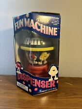 M&M's Fun Machine Chocolate Candy Dispenser Spinning Red and Yellow Vintage 2002 picture